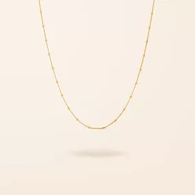 10K Gold Satellite Chain Choker