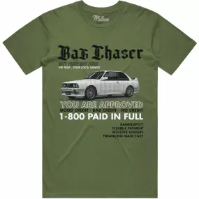 BAG CHASER : Olive Sneaker Tees Shirt