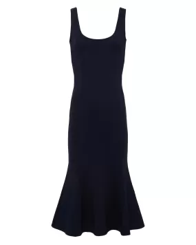 Bisous Flared Sleeveless Dress (Midnight)