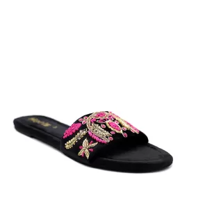 Black Ethnic Slipper 035315