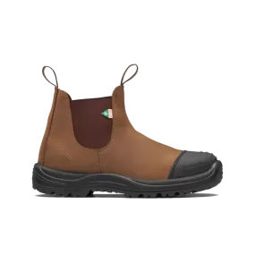 Blundstone 169 - Work & Safety Rubber Toe Cap Saddle Brown