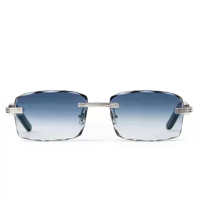 Cartier Eyewear Custom CT0286O-005 Premiere De Cartier Rimless Sunglasses