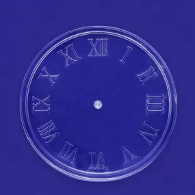 Clock Silicone mold mould with accessories home decoration hanging decoration Jewelry Making Craft Tools Roman clock 150mm 1pcs