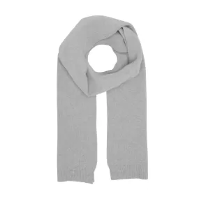 Colorful Merino Wool Scarf Heather Grey