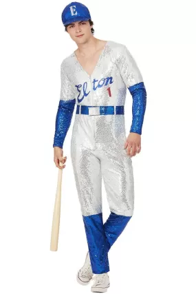 Elton John Deluxe Sequin Baseball Costume