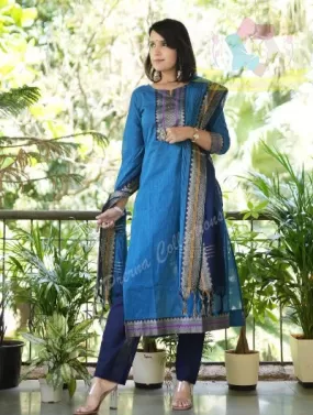 Ethnic South Cotton Handloom Salwar Suit