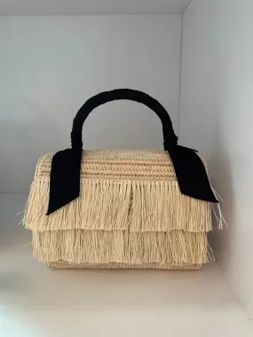 Frayed Mini Cartera Tqla Straw