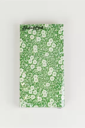 Green Calico Guest Napkin