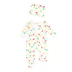 Gummy Bear Party Onesie   hat