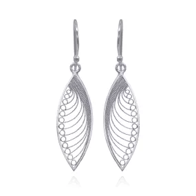 KHAYA SILVER MEDIUM EARRINGS FILIGREE