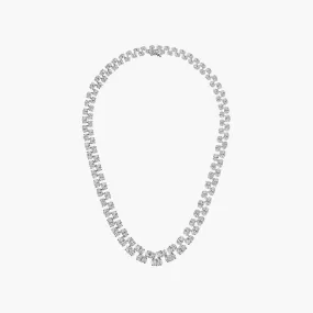 Luxe Riviera Oval Diamond Necklace