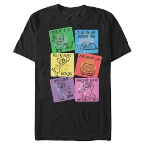 Mad Engine Disney Pixar Inside Out Vday Cards Men's T-Shirt