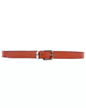 Maximum Henry Slim Standard Belt With Metal Keeper Clay