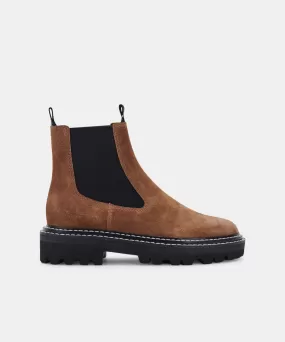 MOANA BOOTS DK BROWN SUEDE re:vita