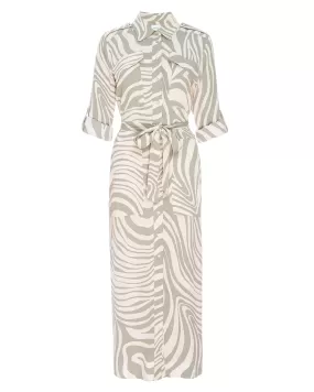 Montana Dress (Abstract Zebra)