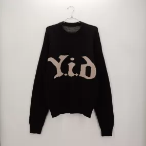 Old English Knit Sweater Black