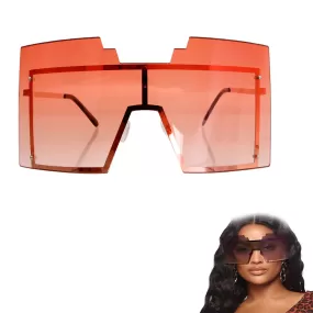 Orange Shield Sunglasses