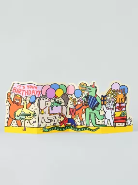 Party Parade Concertina Card