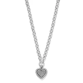 Pretty Tough Weave Heart Necklace