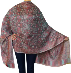 Shawls Paisley Wool Scarf Womens Indian Clothing Gift (84 x 30 inches)