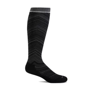 SOCKWELL FULL FLATTERY WIDE CALF BLACK COMPRESSION 15-20mmHG - SW57W-900