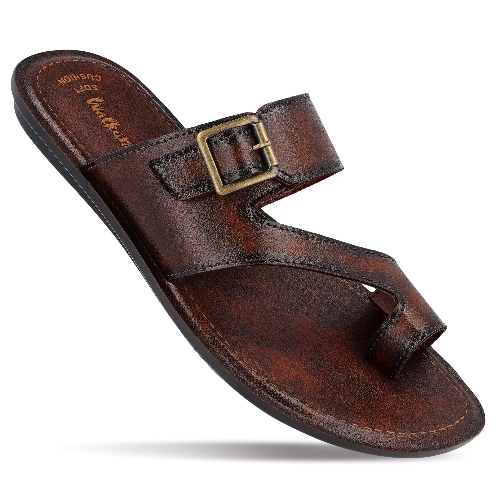 Walkaroo Men Sandals  - WG5458 Brown