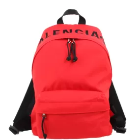 Wheel Backpack Nylon, Red/Black